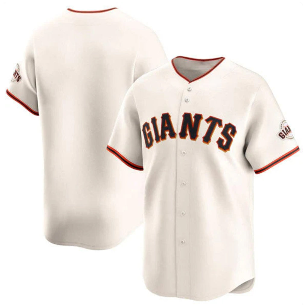 Elroe SF.Giants ## Giants Blank Player Cream Home Limited Stitched Jerseys