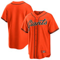 Elroe SF.Giants Blank Player Orange Alternate Replica Game Stitched Jerseys