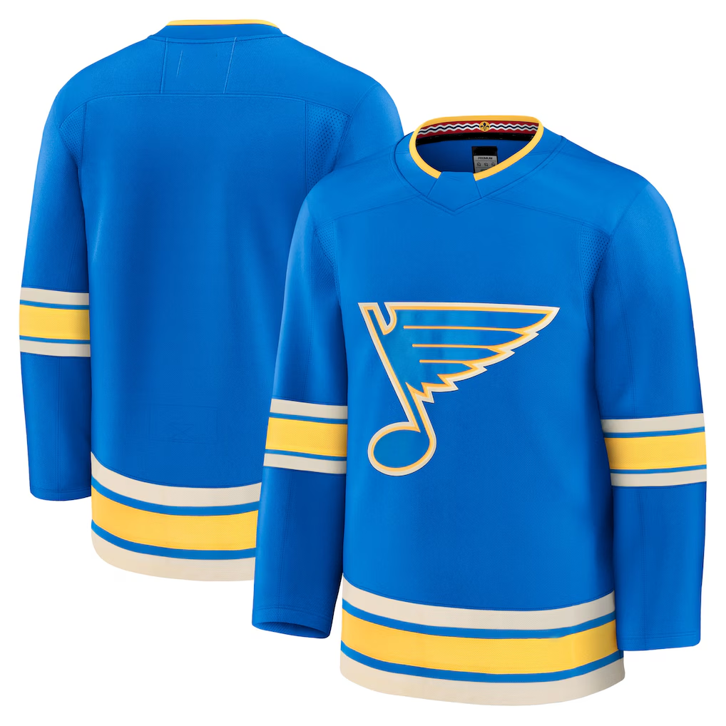 Elroe St.L.Blues Blue Alternate Premium Jerseys