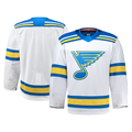 Elroe St.L.Blues White Away Authentic Pro Jerseys