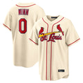 Elroe St. Louis Cardinals #0 Masyn Winn Player Cream Home Game Stitched Jerseys