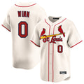 Elroe St. Louis Cardinals #0 Masyn Winn Player Cream Home Limited Stitched Jerseys