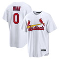 Elroe St. Louis Cardinals #0 Masyn Winn Player White Home Game Stitched Jerseys