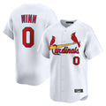 Elroe St. Louis Cardinals #0 Masyn Winn Player White Home Limited Stitched Jerseys