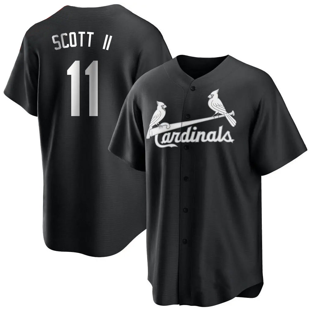 Elroe St. Louis Cardinals #11 Victor Scott II Player Black City Connect Home Limited Stitched Jerseys