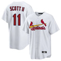 Elroe St. Louis Cardinals #11 Victor Scott II Player White Home Game Stitched Jerseys