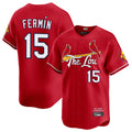 Elroe St. Louis Cardinals #15 Jose Fermin Player Red City Connect Limited Stitched Jerseys