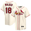 Elroe St. Louis Cardinals #18 Jordan Walker Player Cream Home Game Stitched Jerseys