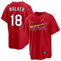 Elroe St. Louis Cardinals #18 Jordan Walker Player Red Home Game Stitched Jerseys