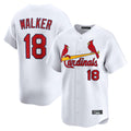 Elroe St. Louis Cardinals #18 Jordan Walker Player White Home Limited Stitched Jerseys