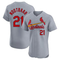Elroe St. Louis Cardinals #21 Lars Nootbaar Player Gary Home Limited Elite Stitched Jerseys