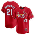 Elroe St. Louis Cardinals #21 Lars Nootbaar Player Red City Connect Limited Stitched Jerseys