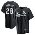 Elroe St. Louis Cardinals #28 Nolan Arenado Player Black City Connect Home Limited Stitched Jerseys