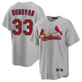 Elroe St. Louis Cardinals #33 Brendan Donovan Player Gray Home Game Stitched Jerseys