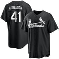 Elroe St. Louis Cardinals #41 Alec Burlesona Player Black City Connect Home Limited Stitched Jerseys