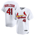 Elroe St. Louis Cardinals #41 Alec Burlesona Player White Home Limited Stitched Jerseys