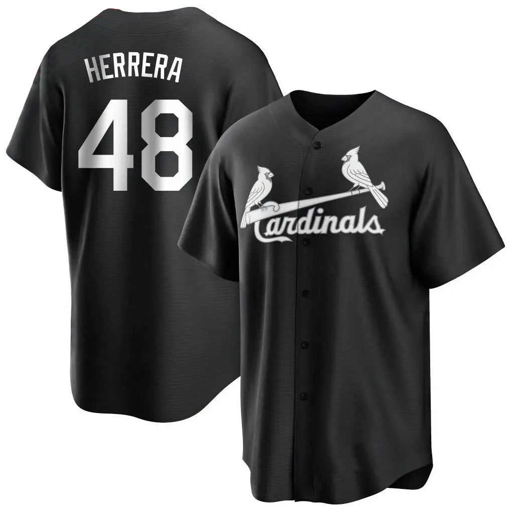 Elroe St. Louis Cardinals #48 Ivan Herrera Player Black City Connect Home Limited Stitched Jerseys