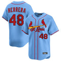 Elroe St. Louis Cardinals #48 Ivan Herrera Player Light Blue  Home Limited Stitched Jerseys