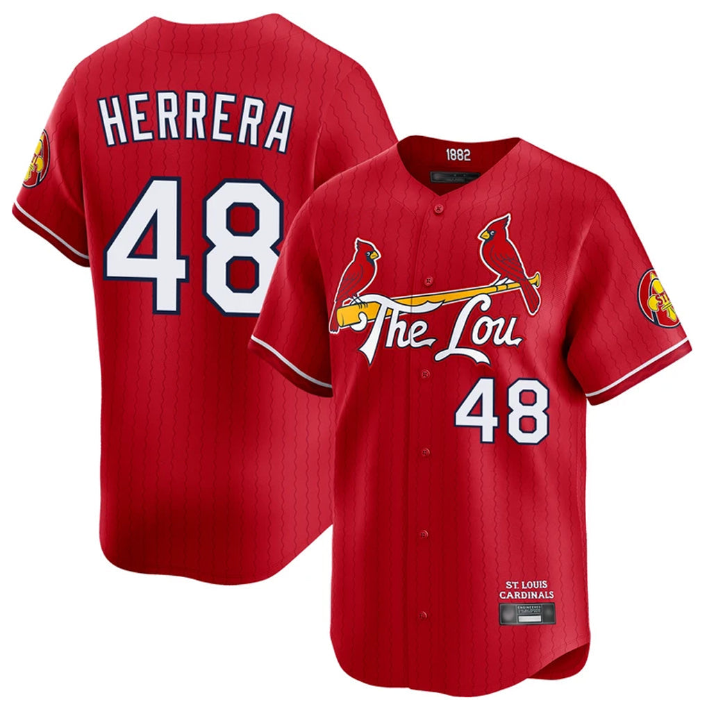 Elroe St. Louis Cardinals #48 Ivan Herrera Player Red City Connect Limited Stitched Jerseys