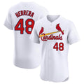 Elroe St. Louis Cardinals #48 Ivan Herrera Player White Home Limited Elite Stitched Jerseys