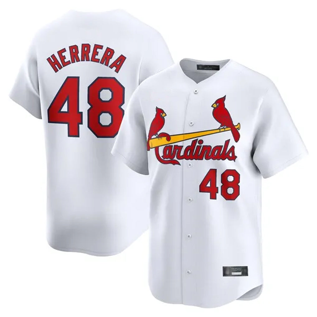 Elroe St. Louis Cardinals #48 Ivan Herrera Player White Home Limited Stitched Jerseys