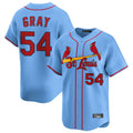 Elroe St. Louis Cardinals #54 Sonny Gray Player Light Blue Home Limited Stitched Jerseys