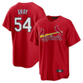 Elroe St. Louis Cardinals #54 Sonny Gray Player Red Home Game Stitched Jerseys