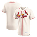 Elroe St. Louis Cardinals Blank Player Cream Home Limited Elite Stitched Jerseys