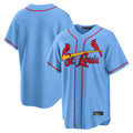 Elroe St. Louis Cardinals Blank Player Light Blue Home Limited Game Stitched Jerseys