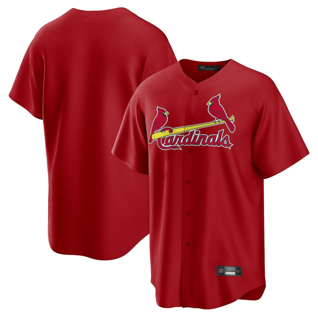 Elroe St. Louis Cardinals Blank Player Red Home Game Stitched Jerseys