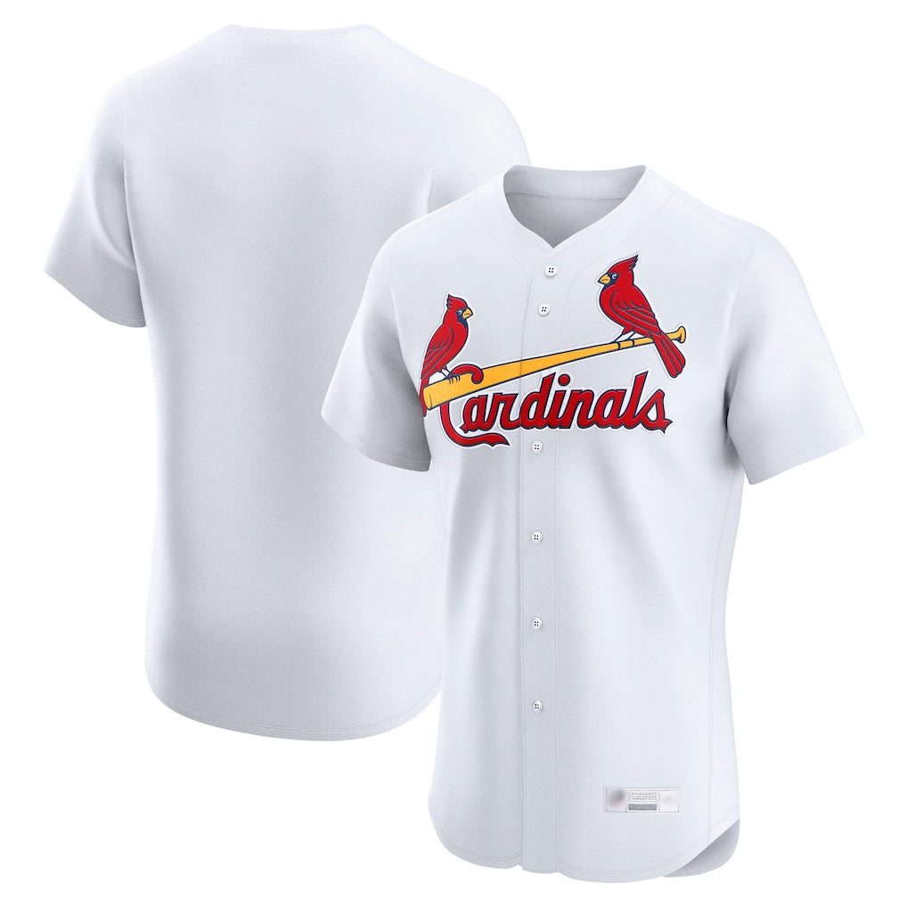 Elroe St. Louis Cardinals Blank Player White Home Limited Elite Stitched Jerseys