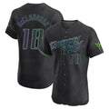 Elroe TB.Rays #18 Shane McClanahan Player Black City Connect Home Limited Elite Stitched Jerseys