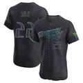 Elroe TB.Rays #22 Griffin Jax Player Black City Connect Home Limited Elite Stitched Jerseys