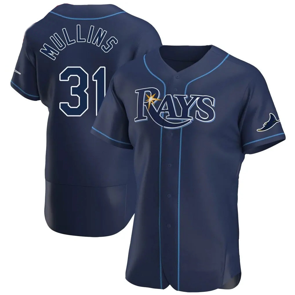 Elroe TB.Rays #31 Cedric Mullins Player Navy Home Limited Elite Stitched Jerseys