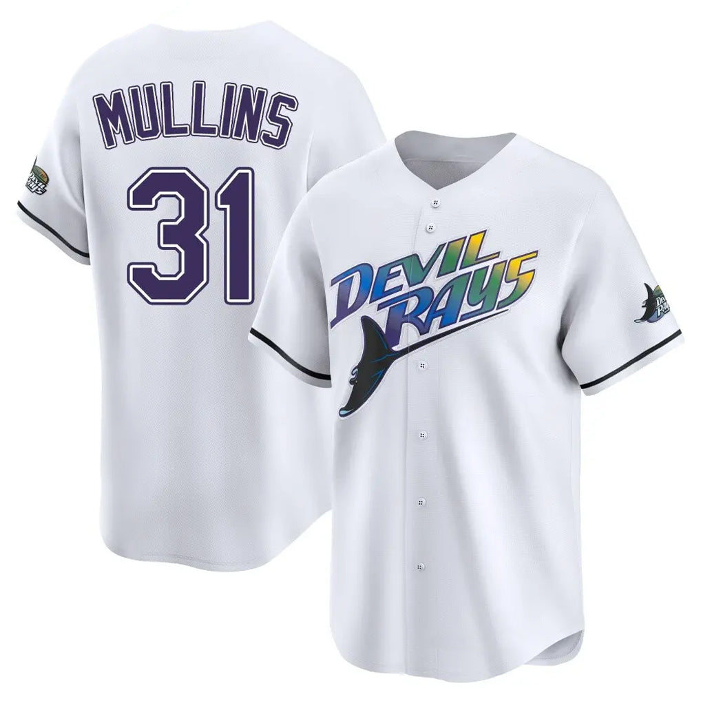 Elroe TB.Rays #31 Cedric Mullins Player White City Connect Home Stitched Jerseys