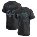 Elroe TB.Rays #44 Ryan Pepiot Player Black City Connect Home Limited Elite Stitched Jerseys
