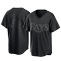 Elroe TB.Rays #44 Ryan Pepiot Player Black Home Game Stitched Jerseys