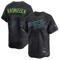 Elroe TB.Rays #57 Drew Rasmussen Player Black City Connect Home Limited Stitched Jerseys