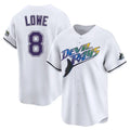 Elroe TB.Rays #8 Brandon Lowe Player White City Connect Home Stitched Jerseys