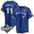 Elroe T.Blue Jays #11 Bo Bichette Player Royal 2025 World Series Limited Home Stitched Jerseys