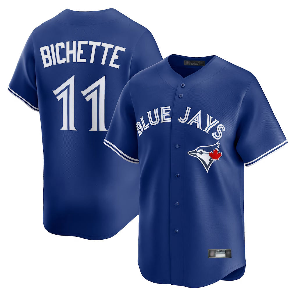 Elroe T.Blue Jays #11 Bo Bichette Player Royal Limited Home Stitched Jerseys