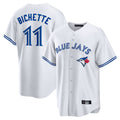 Elroe T.Blue Jays #11 Bo Bichette Player White Home Limited Stitched Jerseys