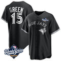 Elroe T.Blue Jays #15 Chad Green Player Black 2025 World Series City Connect Limited Stitched Jerseys