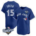 Elroe T.Blue Jays #15 Chad Green Player Royal 2025 World Series Limited Stitched Jerseys