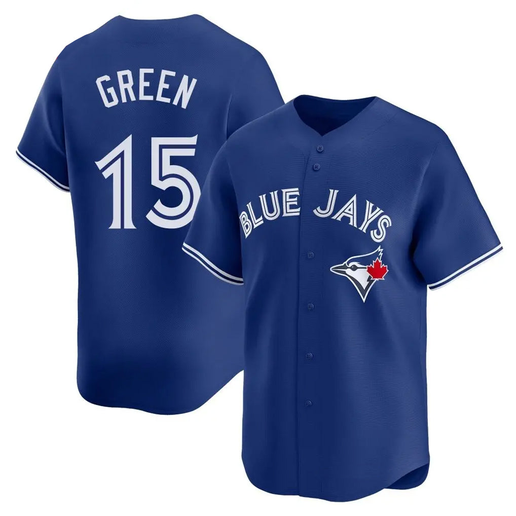 Elroe T.Blue Jays #15 Chad Green Player Royal Home Limited Stitched Jerseys
