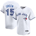 Elroe T.Blue Jays #15 Chad Green Player White Home Limited Stitched Jerseys