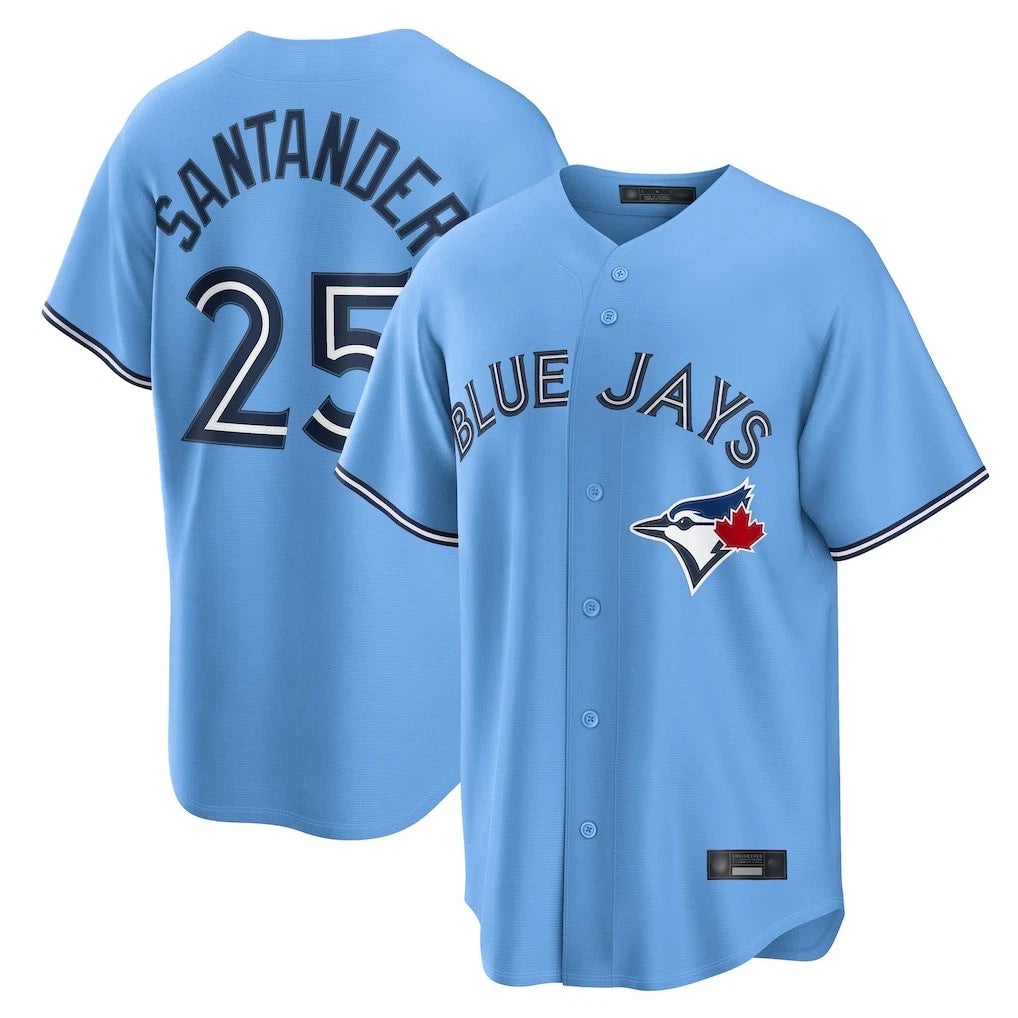 Elroe T.Blue Jays #25 Anthony Santander Player Blue Home Limited Stitched Jerseys