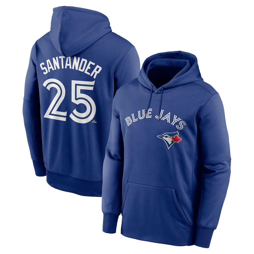 Elroe T.Blue Jays #25 Anthony Santander Player Royal Performance Pullover Hoodie