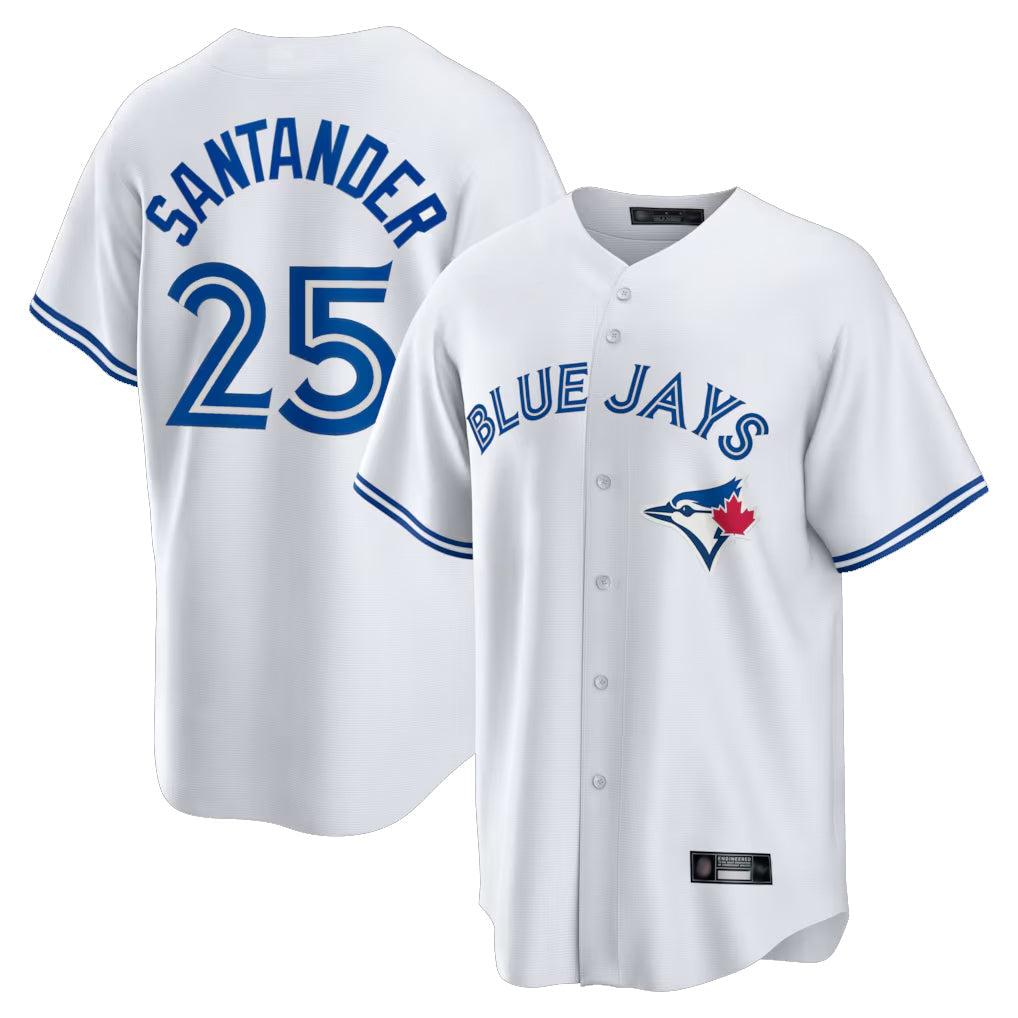 Elroe T.Blue Jays #25 Anthony Santander Player White Game Stitched Jerseys