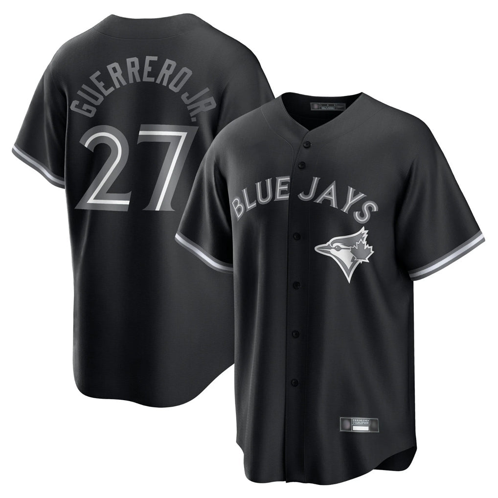 Elroe T.Blue Jays #27 Vladimir Guerrero Jr Player Black City Connect Limited Stitched Jerseys
